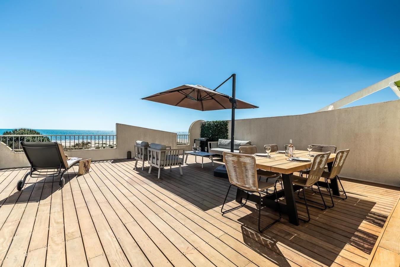 Suite Terrasse Xxl - Front De Mer - Parking - Ambiance Plage La Grande-Motte Exterior foto